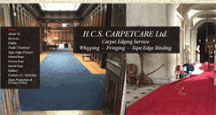Desktop Screenshot of hcscarpetcare.co.uk